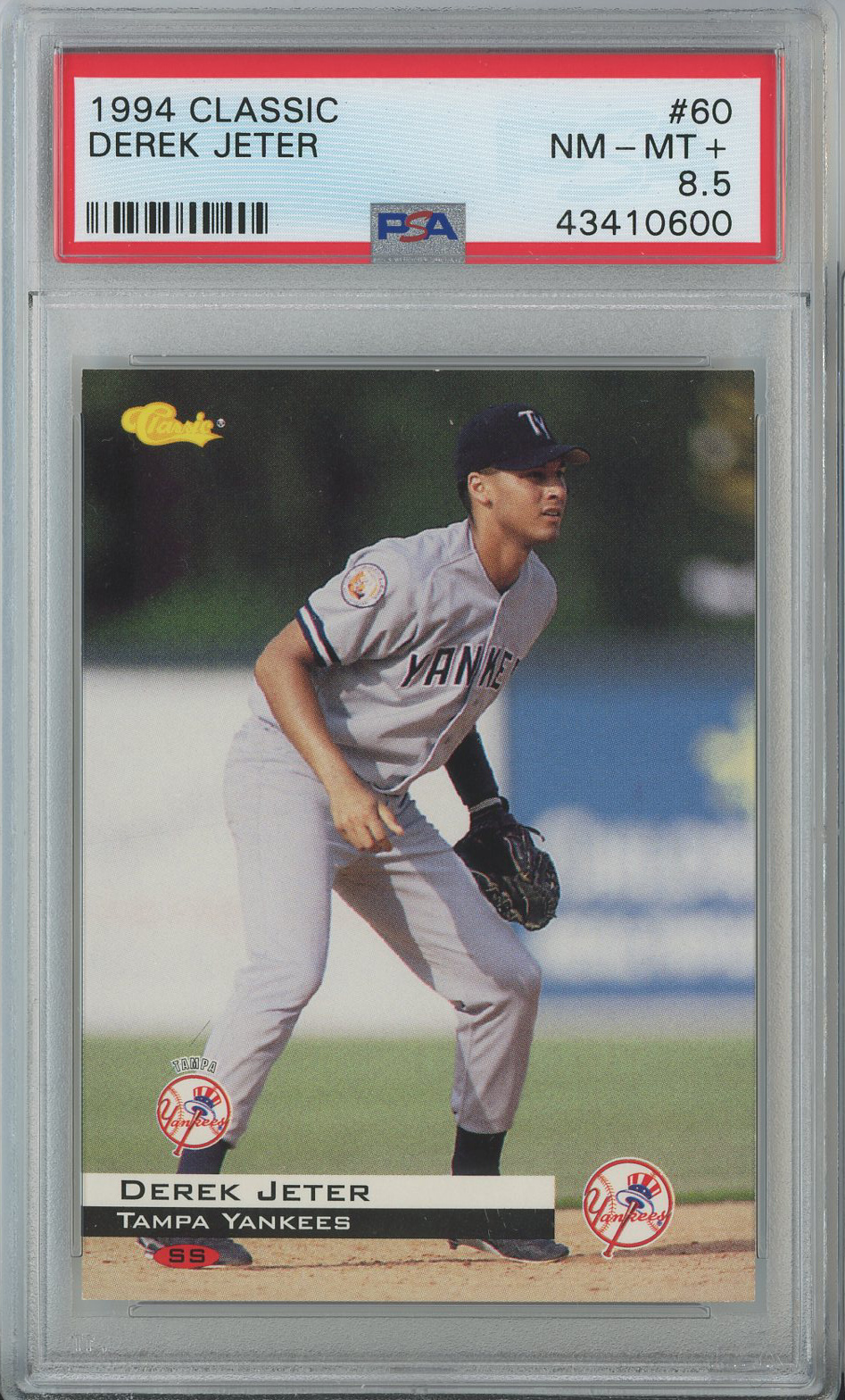 #60 Derek Jeter RC Yankees PSA 8.5