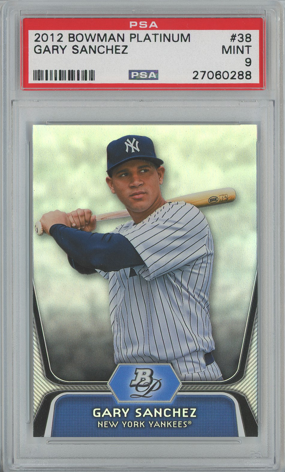 #BPP38 Gary Sanchez Yankees RC PSA 9