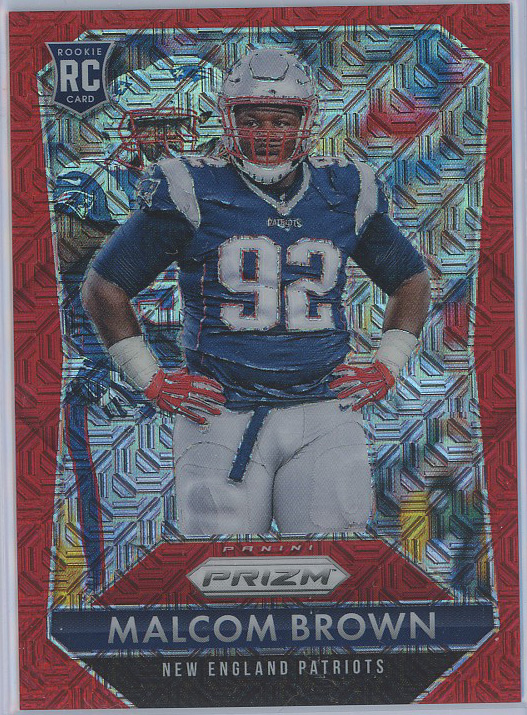 2015 Panini Prizm Prizms Red Power #263 Malcom Brown Patriots RC 67/99