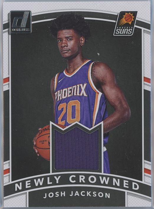 2017-18 Donruss Newly Crowned Rookie Jerseys #NC-JJ Josh Jackson Suns RC