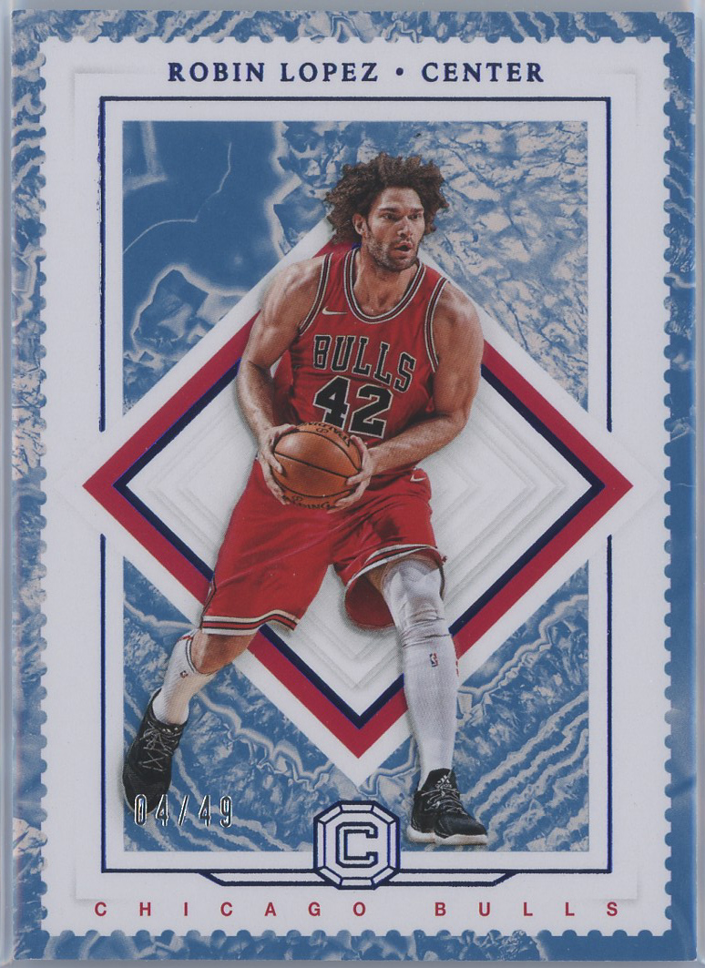 2017-18 Panini Cornerstones Quartz #71 Robin Lopez Bulls 04/49