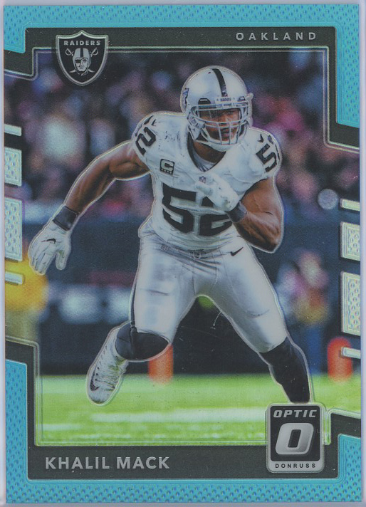 2017 Donruss Optic Aqua #84 Khalil Mack Raiders 160/299