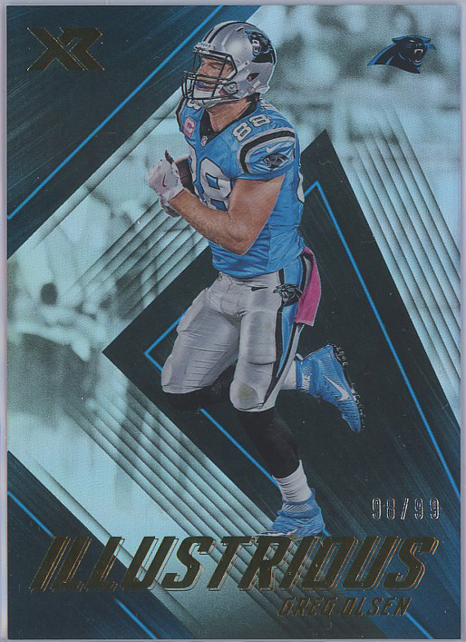2017 Panini XR Illustrious #IL-GO Greg Olsen Panthers 98/99
