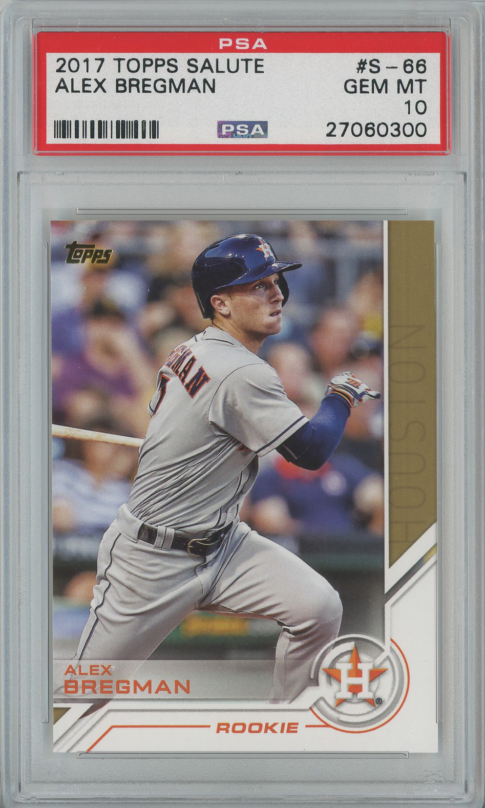 #S-66 Alex Bregman Astros RC PSA 10