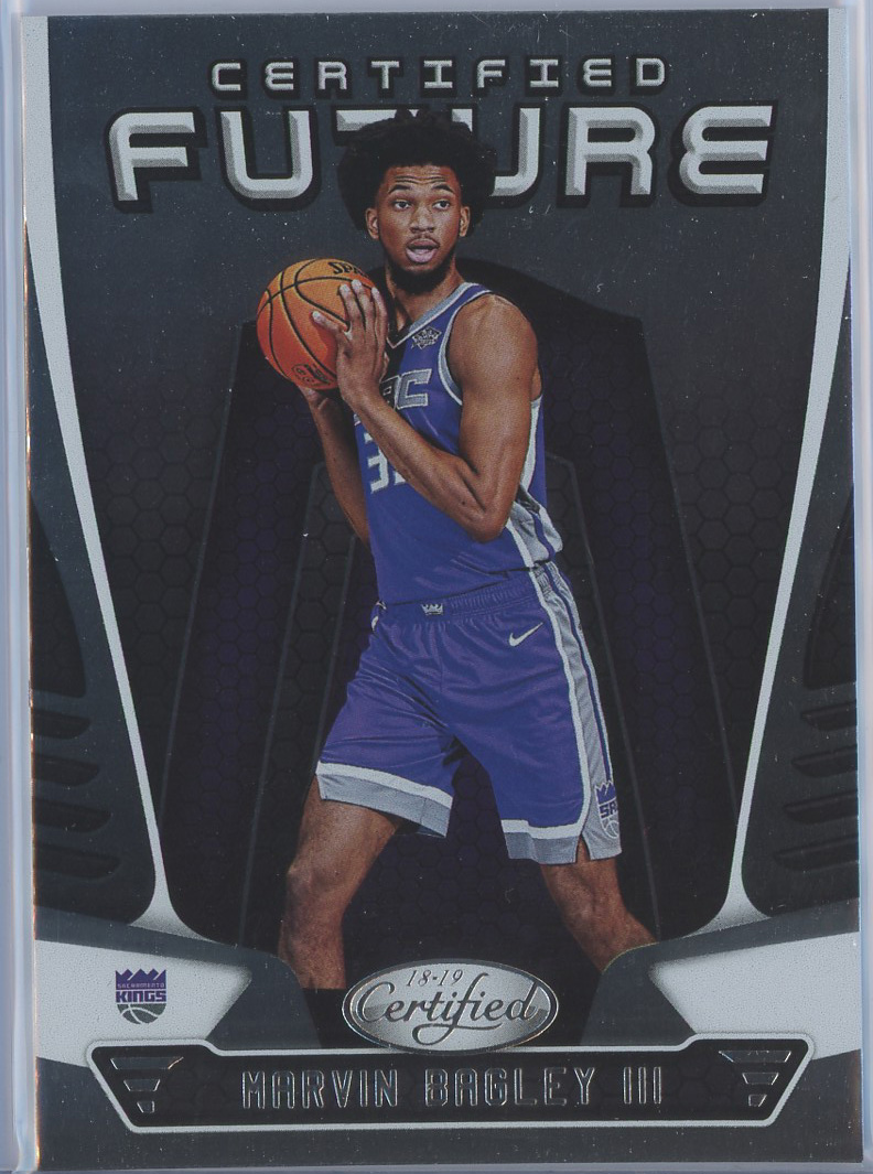 2018-19 Certified Certified Future #152 Marvin Bagley III Kings RC