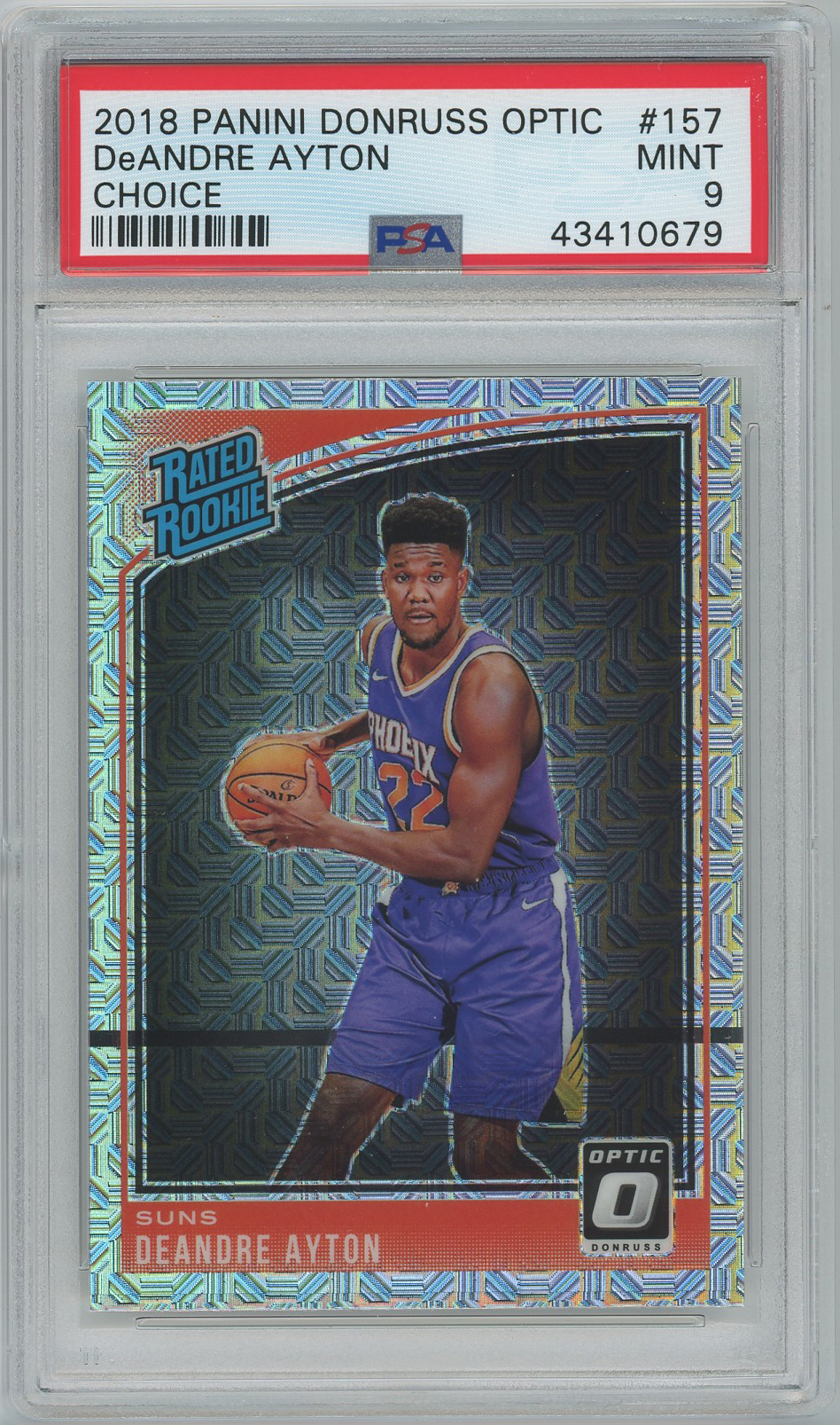 #157 Deandre Ayton RR Suns RC PSA 9