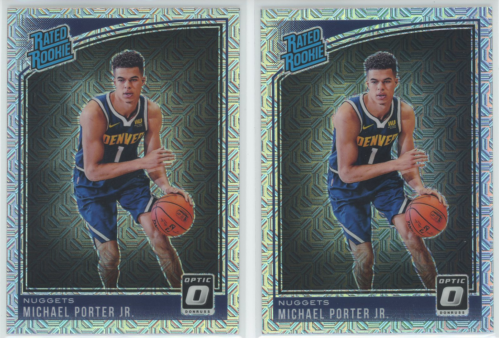 #182 Michael Porter Jr. Nuggets RR RC Lot of 2