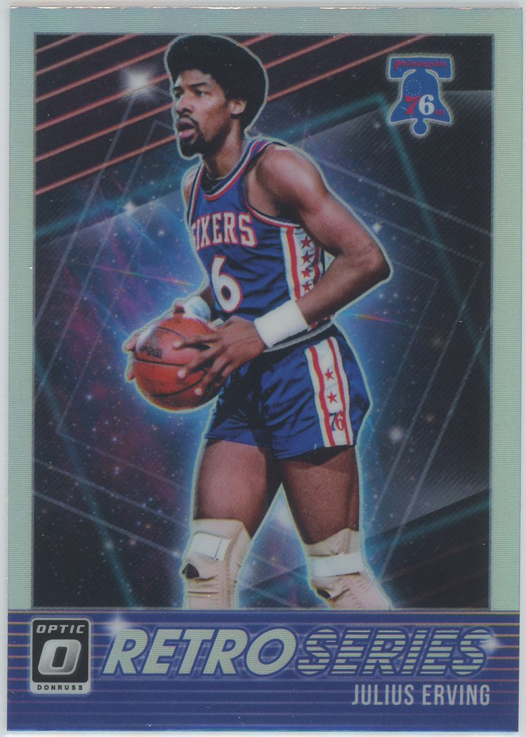 2018-19 Donruss Optic Retro Series Holo #21 Julius Erving 76ers