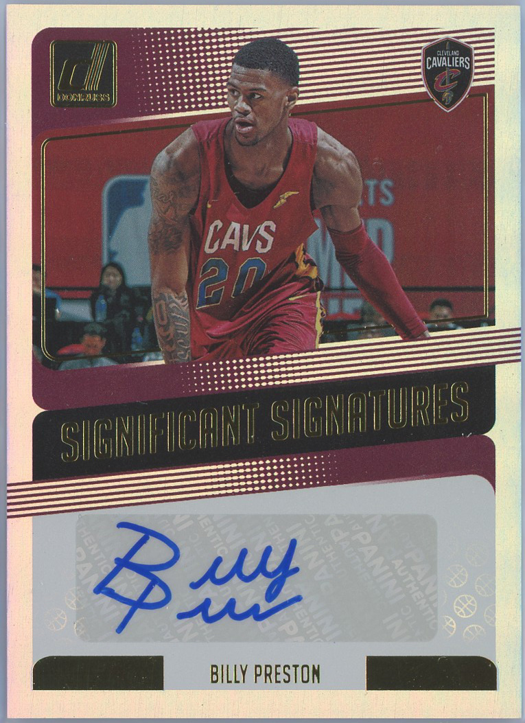 #SS-BPS Billy Preston Cavs Auto