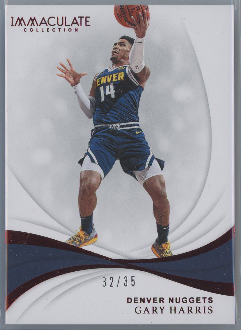 2018-19 Immaculate Collection Red #29 Gary Harris Nuggets 32/35
