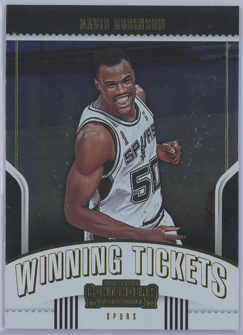 2018-19 Panini Contenders Winning Tickets #13 David Robinson