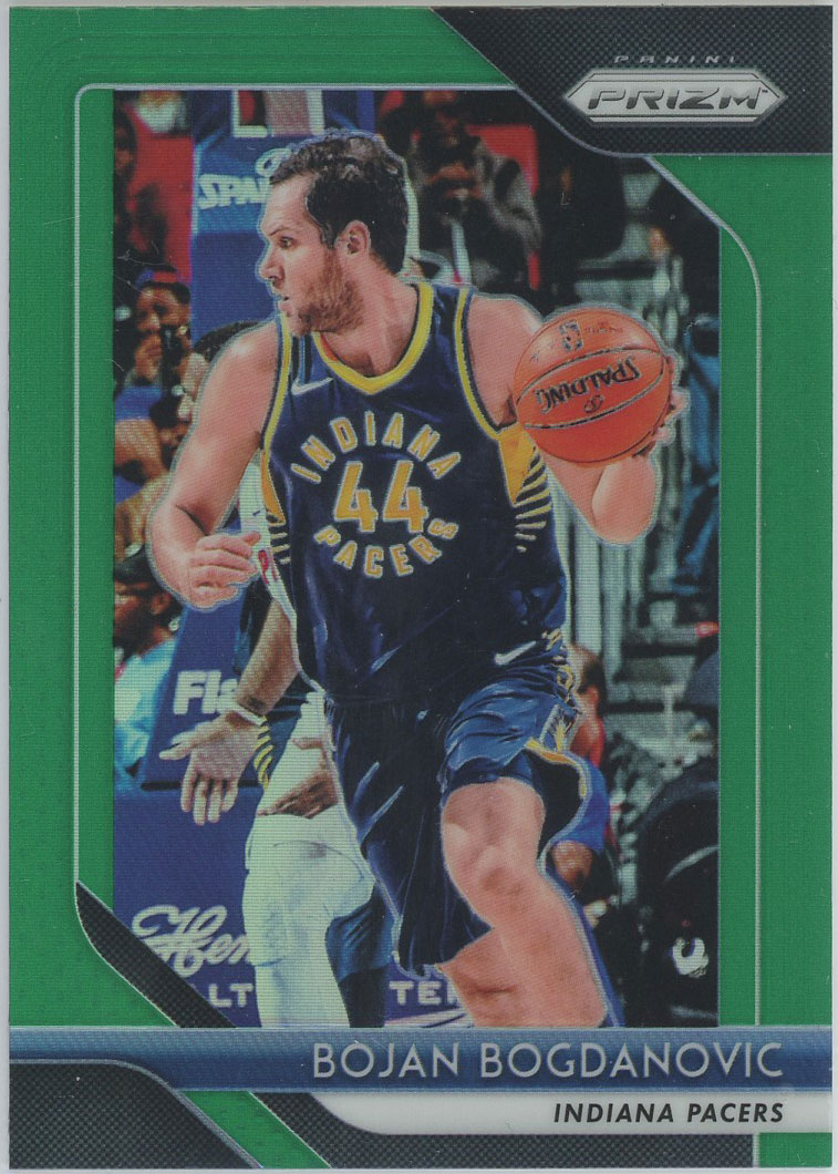 2018-19 Panini Prizm Prizms Green #144 Bojan Bogdanovic