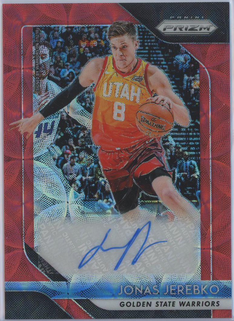 #S-JJB Jonas Jerebko Warriors Auto