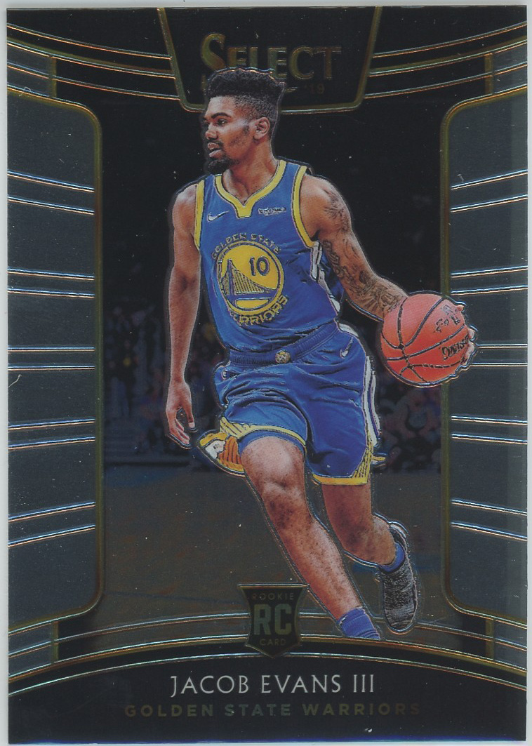 2018-19 Select #79 Jacob Evans III Warriors RC