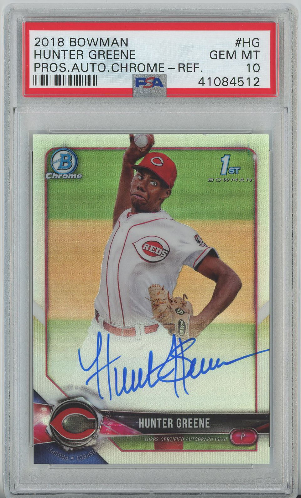 #CPA-HG Hunter Greene Reds RC Auto