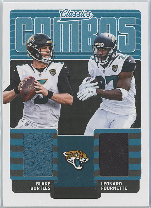 2018 Classics Classic Combos Memorabilia #10 Blake Bortles/Leonard Fournette Jaguars