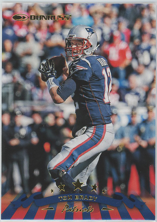2018 Donruss '98 Tribute #1998-1 Tom Brady Patriots