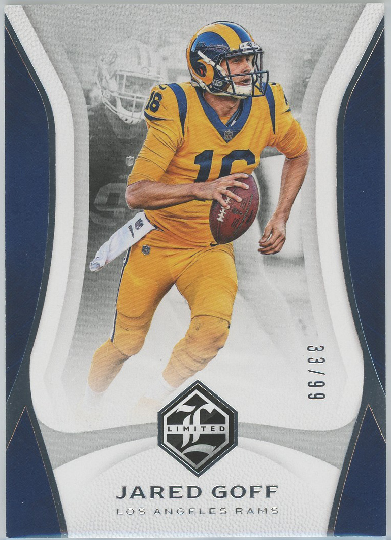 2018 Limited Silver Spotlight #51 Jared Goff Rams 33/99