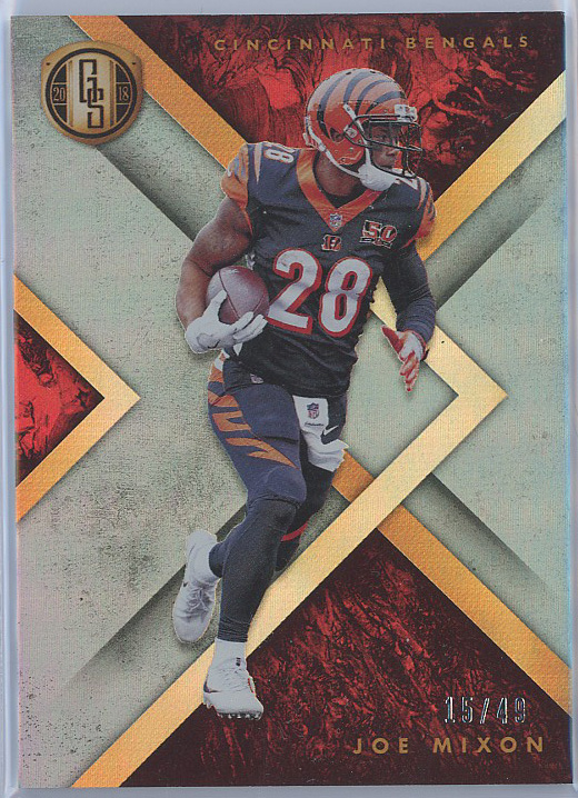 2018 Panini Gold Standard Platinum #23 Joe Mixon Bengals 15/49