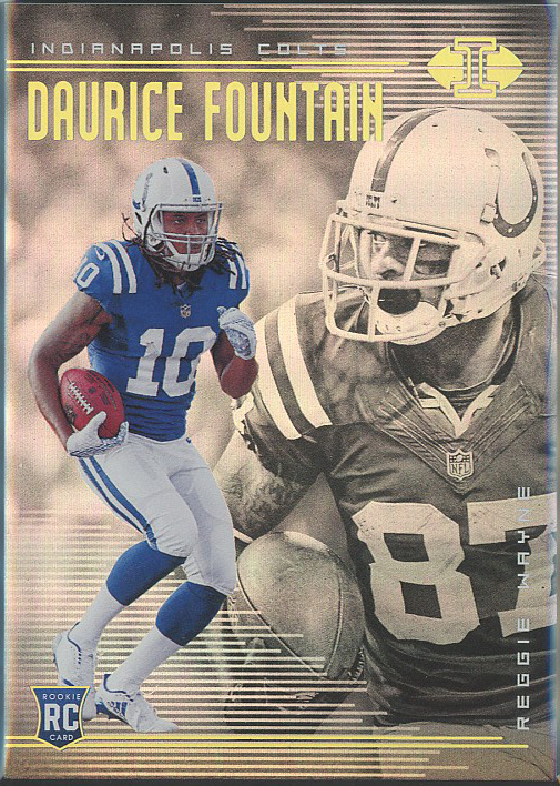 2018 Panini Illusions #11 Daurice Fountain/Reggie Wayne RC