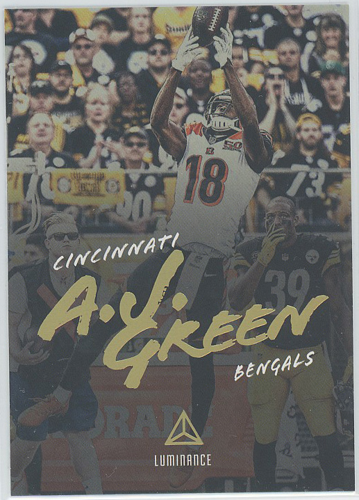 2018 Panini Luminance Gold #9 A.J. Green Bengals