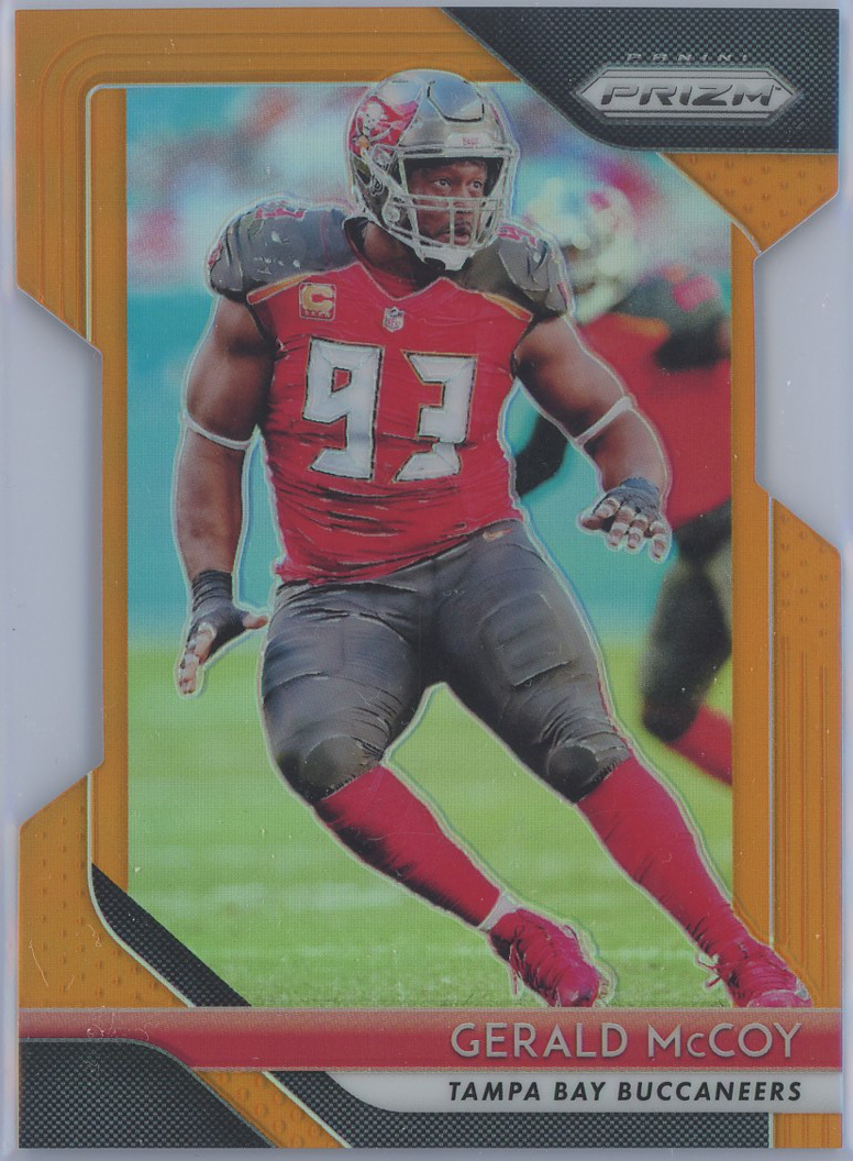 2018 Panini Prizm Prizms Orange #15 Gerald McCoy Buccaneers 206/249