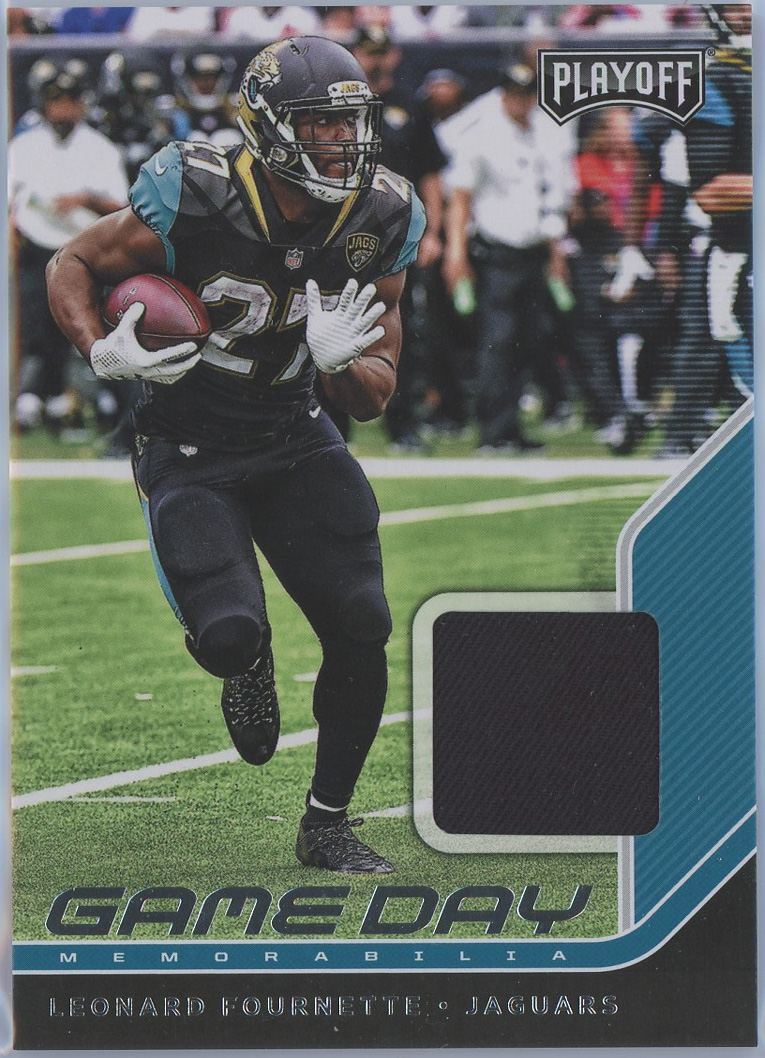 2018 Playoff Game Day Memorabilia #GD-LF Leonard Fournette Jaguars