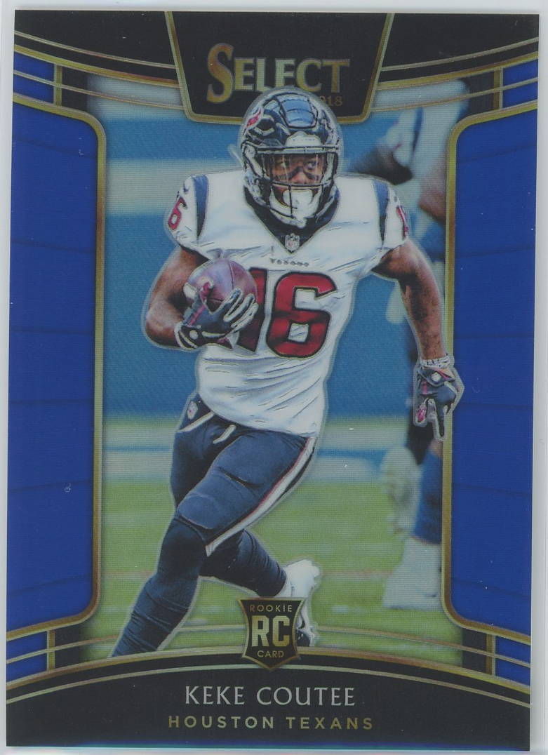 2018 Select Prizm Blue #73 Keke Coutee Texans RC 165/175
