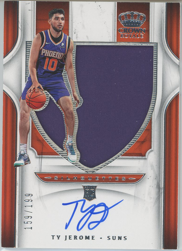 Silhouettes #107 Ty Jerome Suns RC Auto