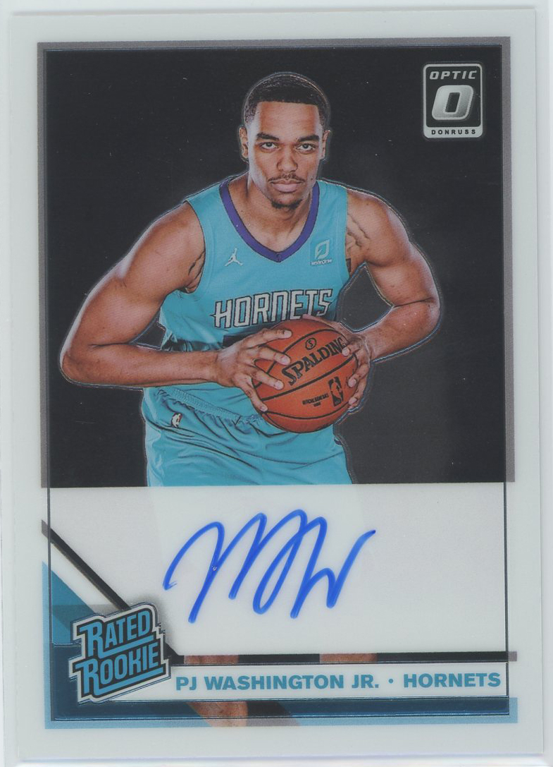 #152 PJ Washington Jr. Hornets RC Auto