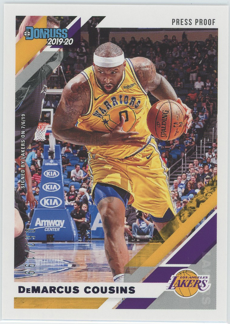 #65 DeMarcus Cousins Lakers