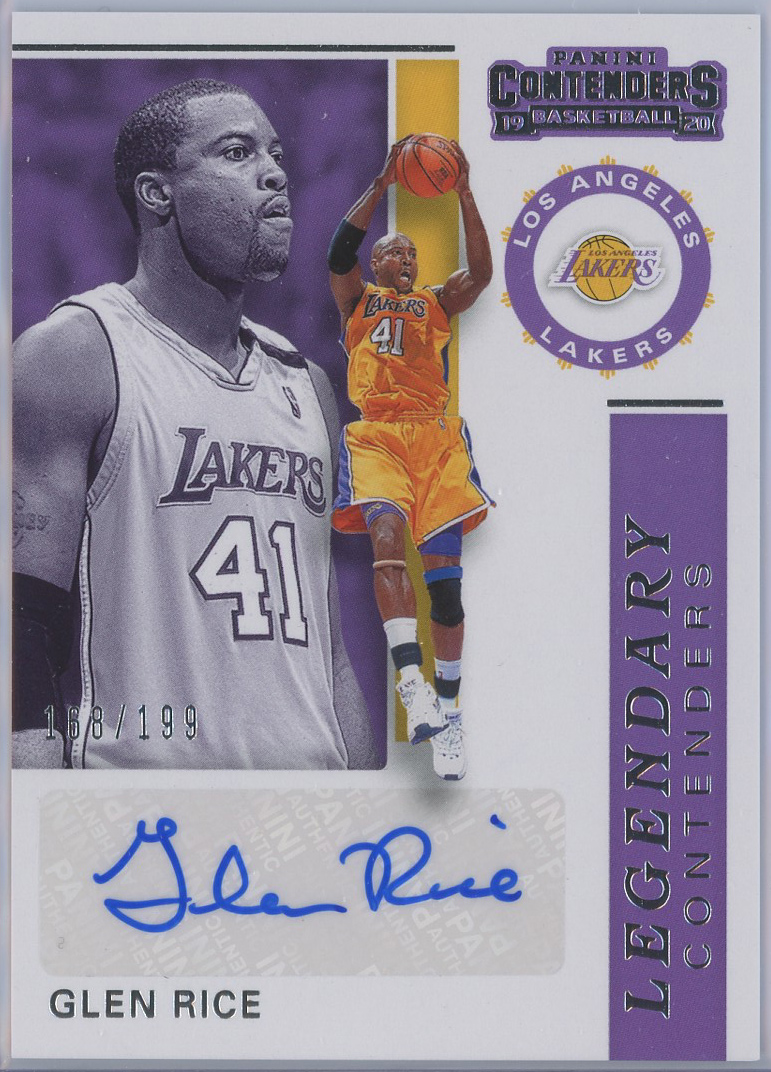 #LC-GRC Glen Rice Lakers Auto