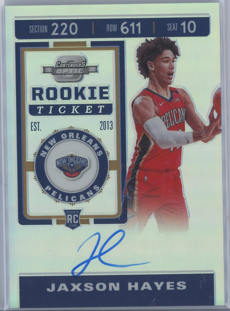 #126 Jaxson Hayes Pelicans RC Auto