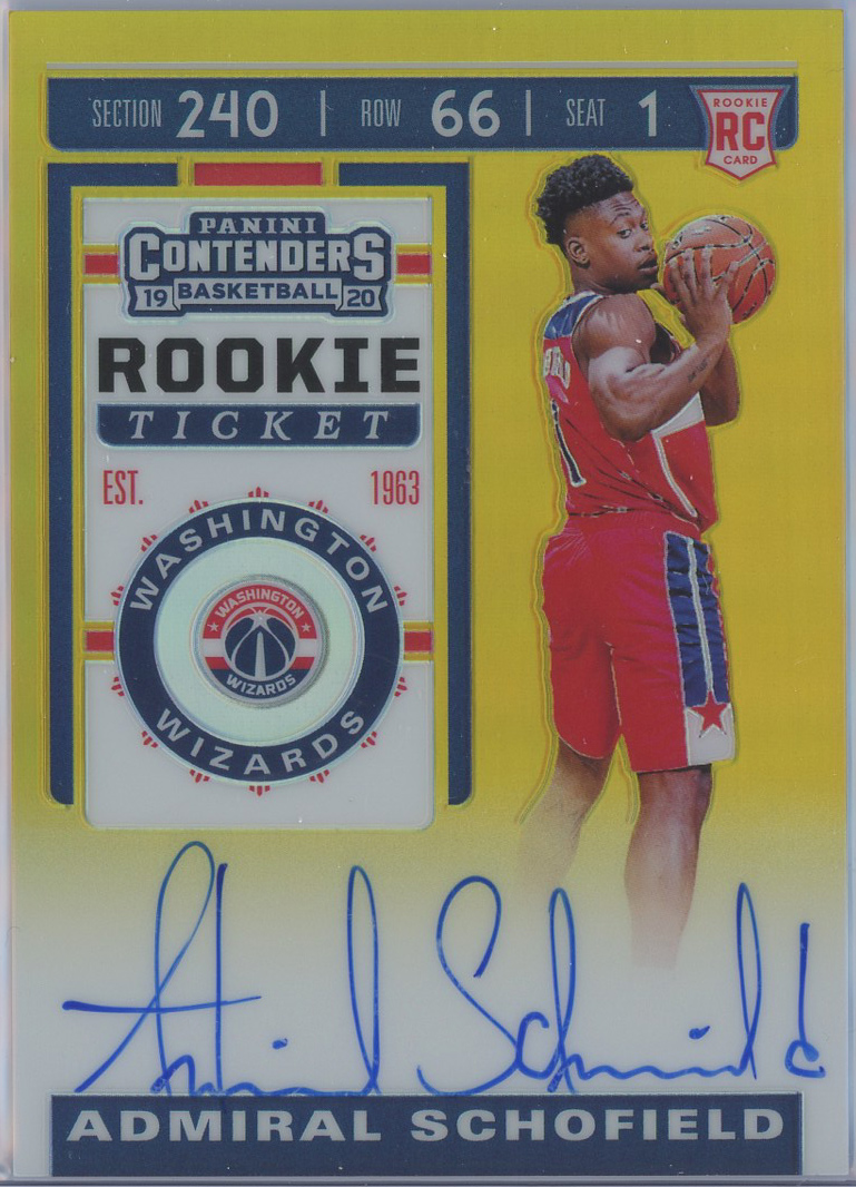 #127 Admiral Schofield Wizards RC Auto