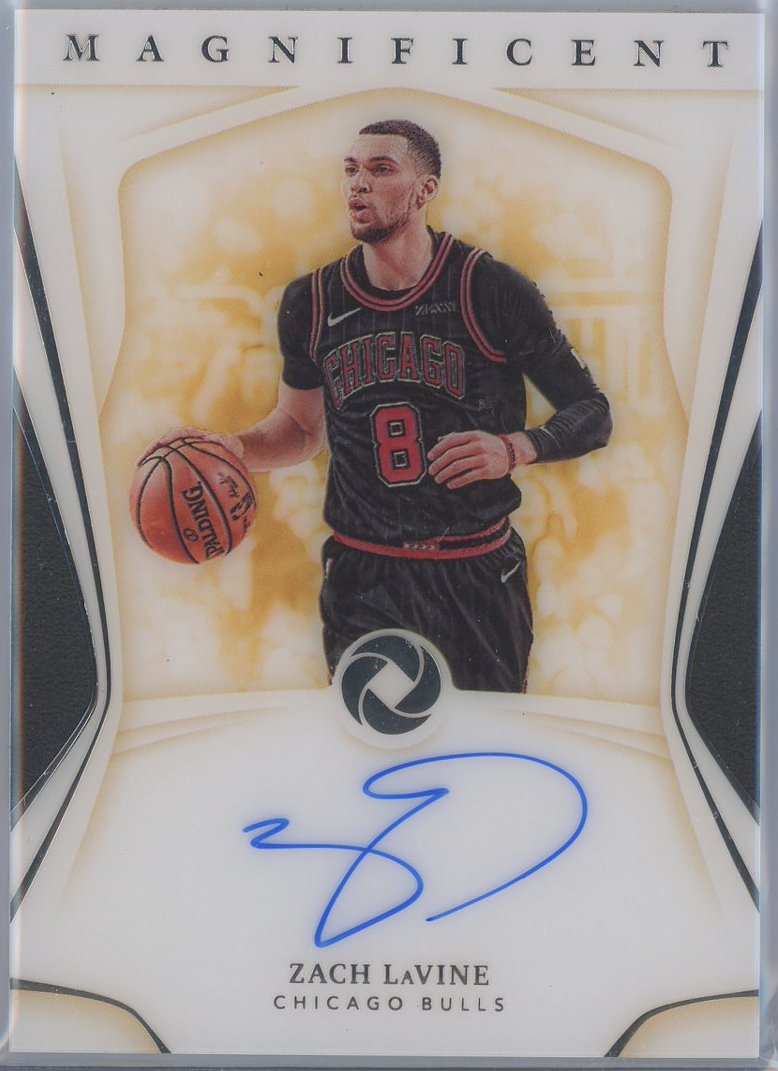 Zach LaVine Chicago Bulls Autographed 2020-21 Panini Immaculate Collection  #97 #5/99 Beckett Fanatics Witnessed Authenticated Card