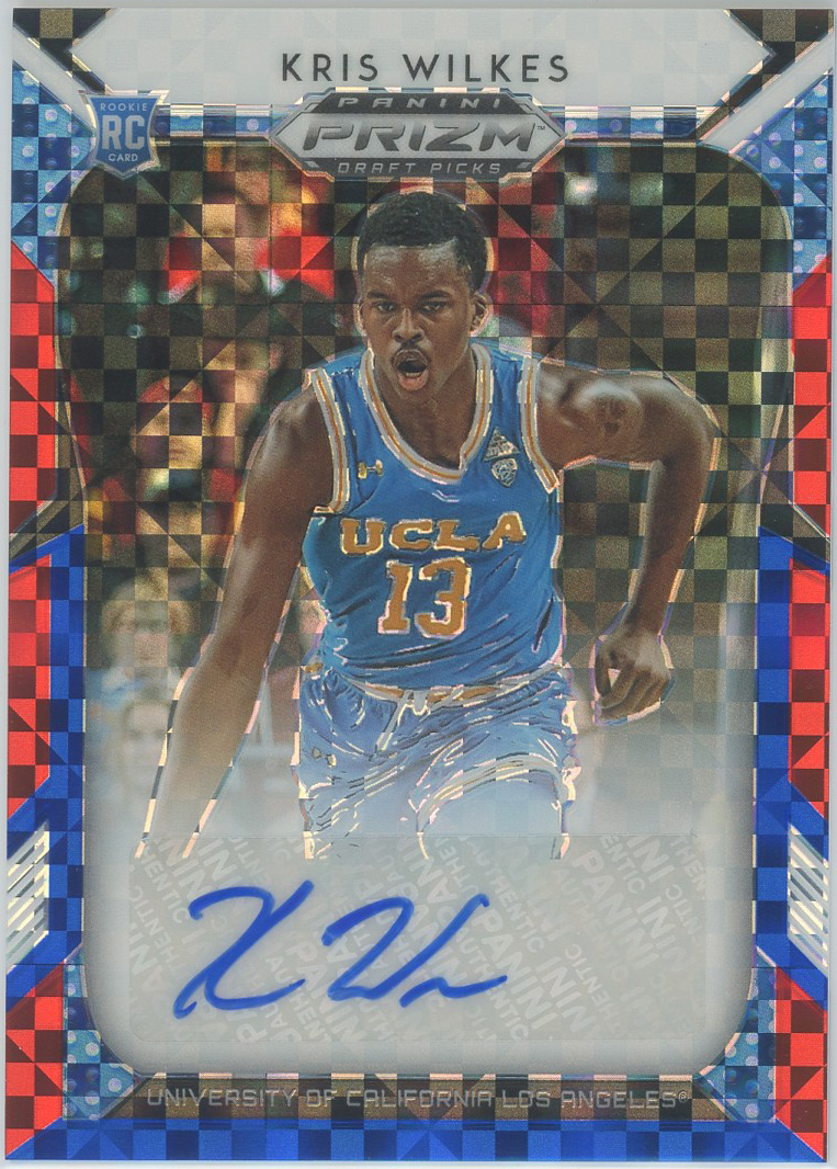 #83 Kris Wilkes Knicks RC Auto