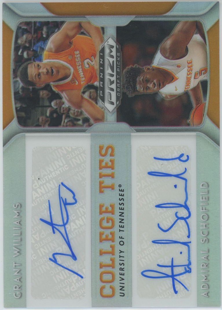 #6 Admiral Schofield/Grant Williams RC Auto