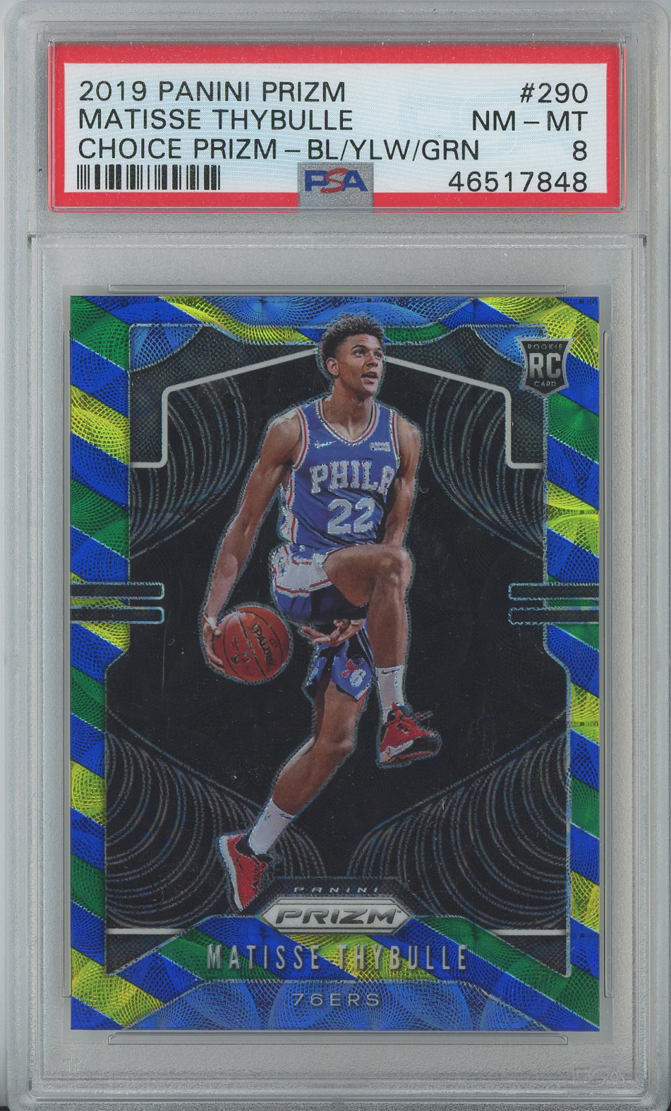 #290 Matisse Thybulle 76ers RC PSA 8