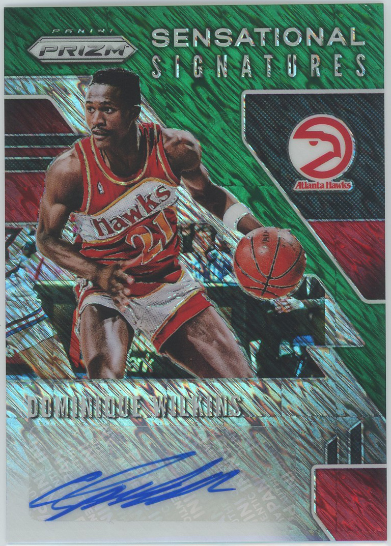 #SS-DWL Dominique Wilkins Hawks Auto
