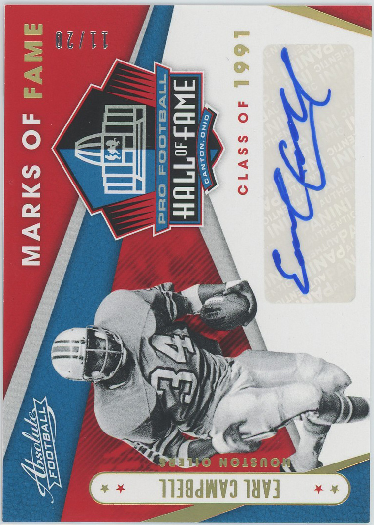 #MOF-EC Earl Campbell Oilers Auto 11/20