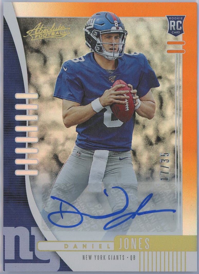 #107 Daniel Jones Giants RC Auto