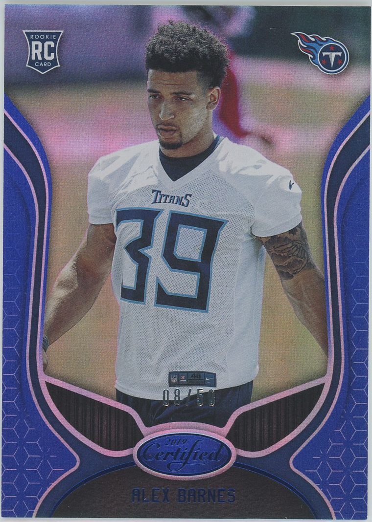 #148 Alex Barnes Titans RC 08/50