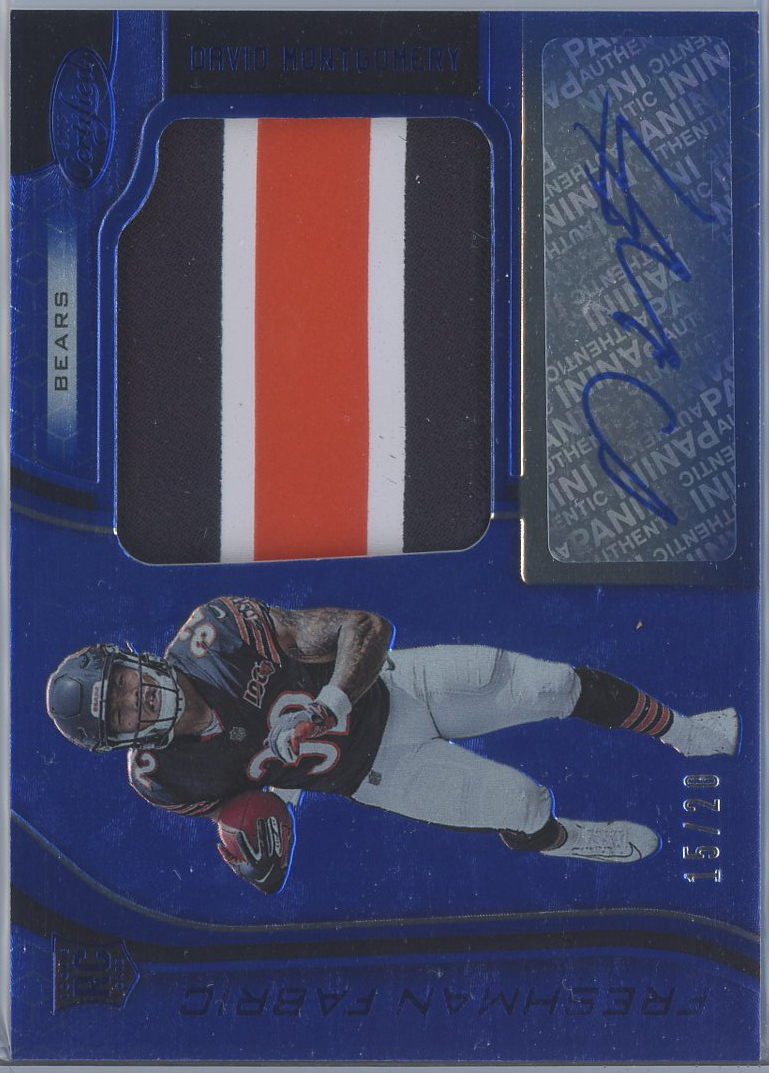 #217 David Montgomery Bears RC Auto