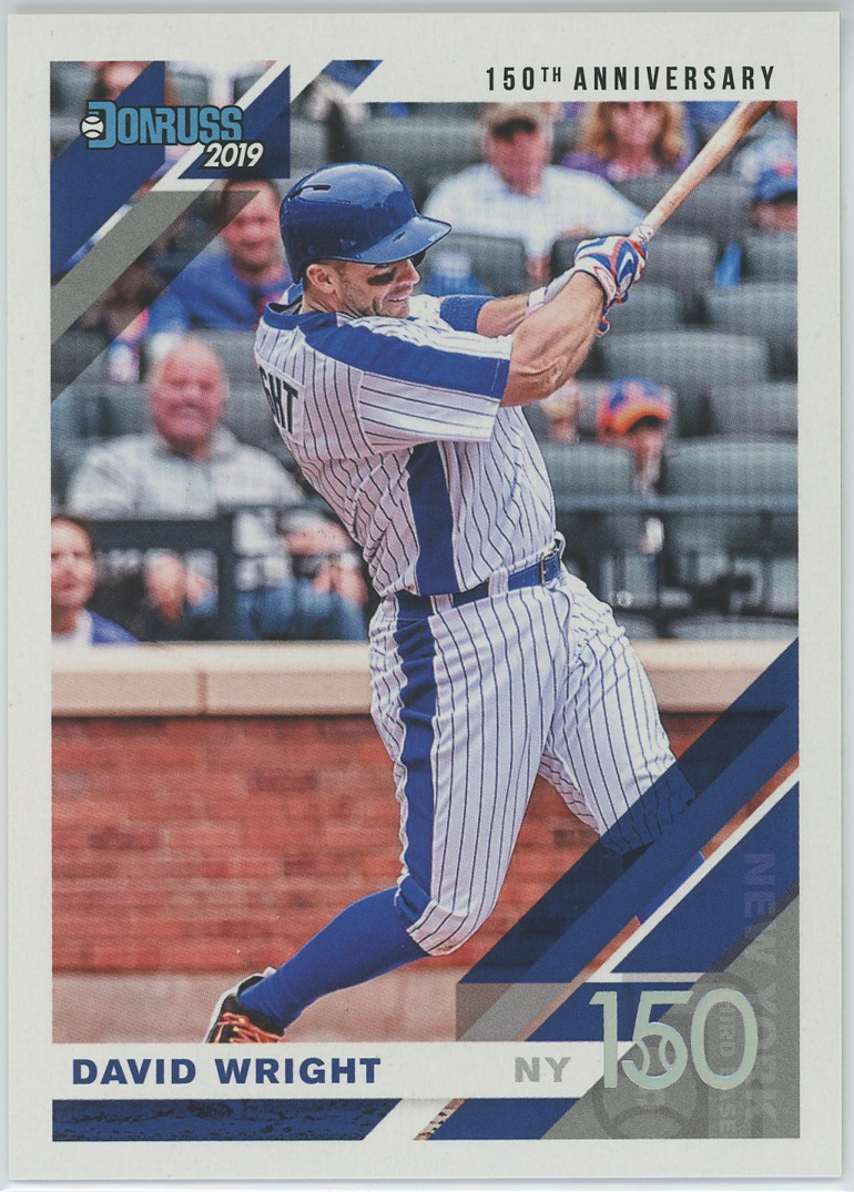 2019 Donruss 150th Anniversary #92 David Wright Mets 073/150