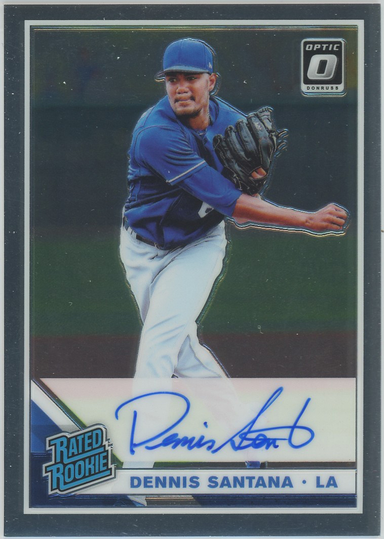 #RR-DS Dennis Santana Dodgers RC Auto