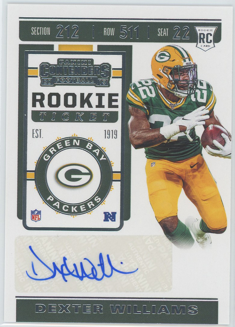 #205 Dexter Williams Packers RC Auto