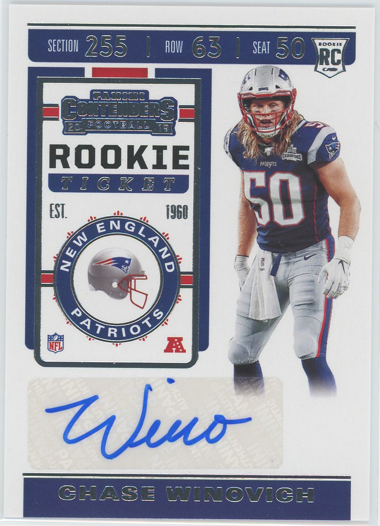 #276 Chase Winovich Patriots RC Auto