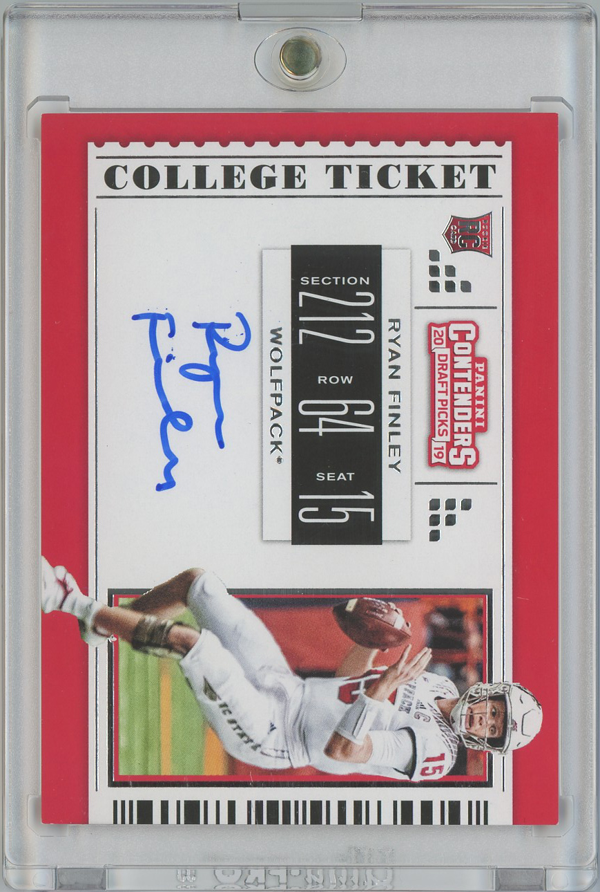 #107 Ryan Finley Bengals RC Auto