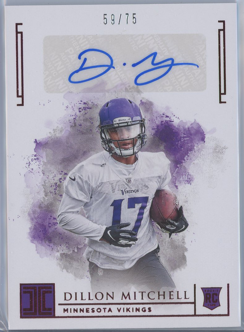 #148 Dillon Mitchell Vikings RC Auto