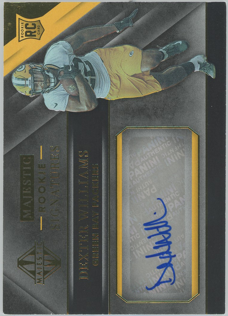 #165 Dexter Williams Packers RC Auto 33/49